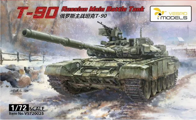 vespid-720025-t-90-mod-1992-maquette-char-russe-1-72 image 1