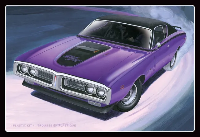 amt-1971-dodge-charger-r-t-hemi-maquette-voiture-1-25 image 1