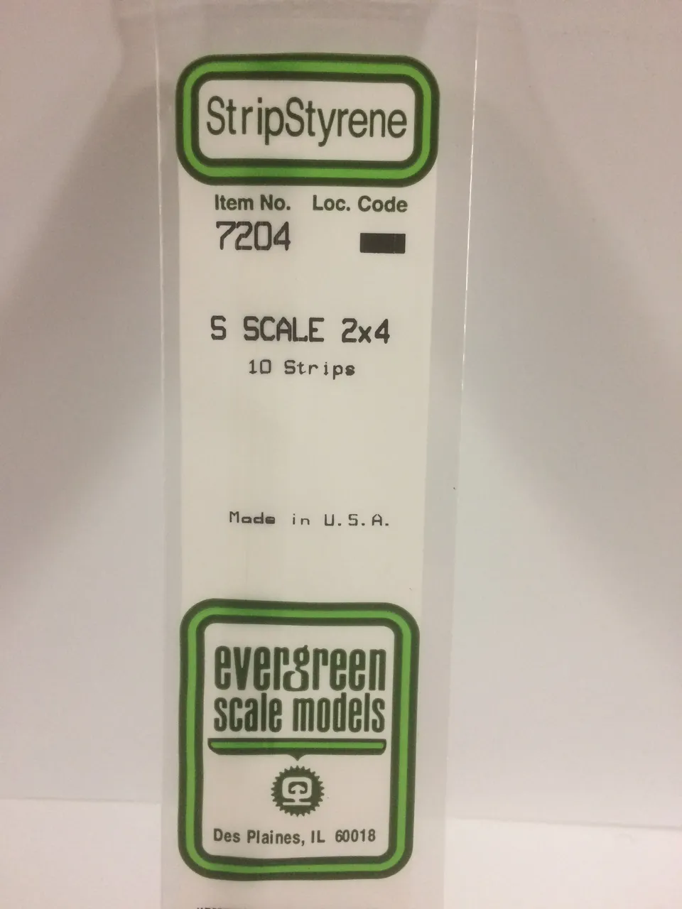 evergreen-strips-7204-baguette-blanche-s-0-8x1-6-mm-lot-de-10 image 1