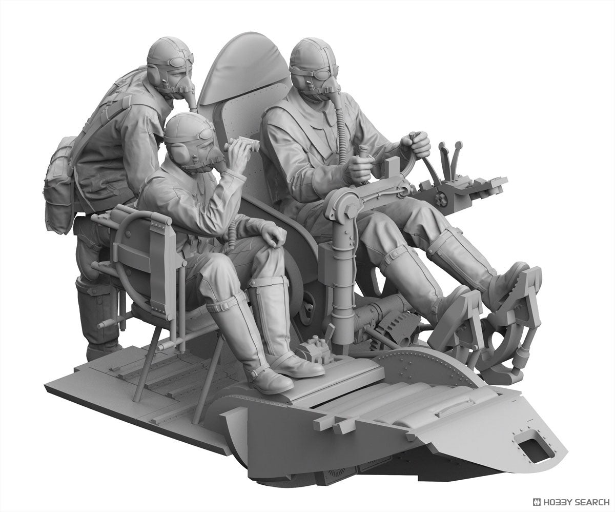 border-models-br008-pilotes-bombardier-he111-figurines-1-35-r-sine image 2