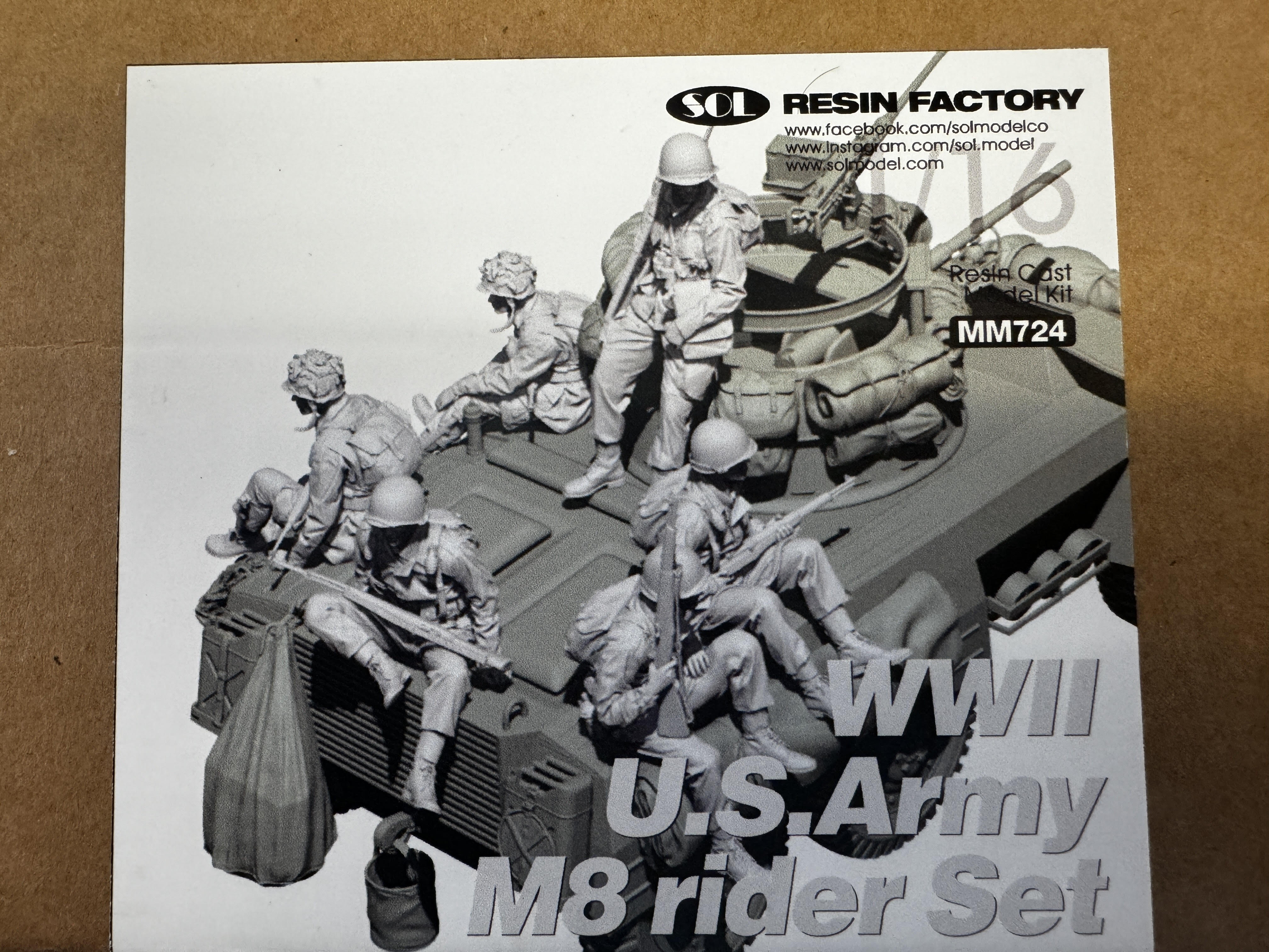 sol-resin-factory-mm724-figurines-1-16-us-m8-riders-6-pi-ces image 2