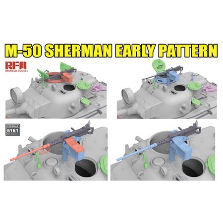 rye-field-5161-maquette-char-m50-sherman-degem-1-35-isra-lien image 4