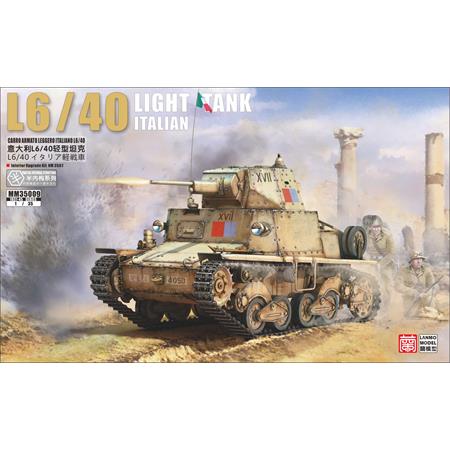 lanmo-mm35009-l6-40-maquette-char-italien-1-35-ww2 image 1
