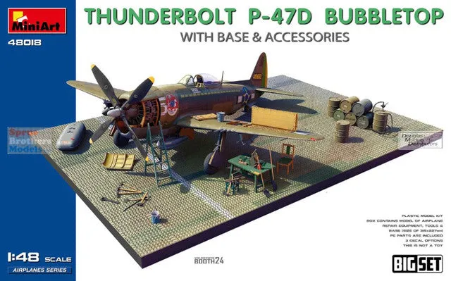 miniart-48018-p-47d-thunderbolt-maquette-avion-1-48-bubbletop image 1