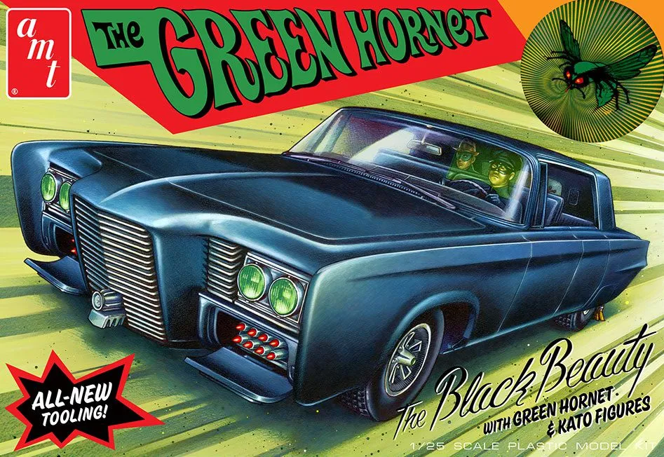 amt-green-hornet-black-beauty-maquette-1-25-avec-figurines image 1