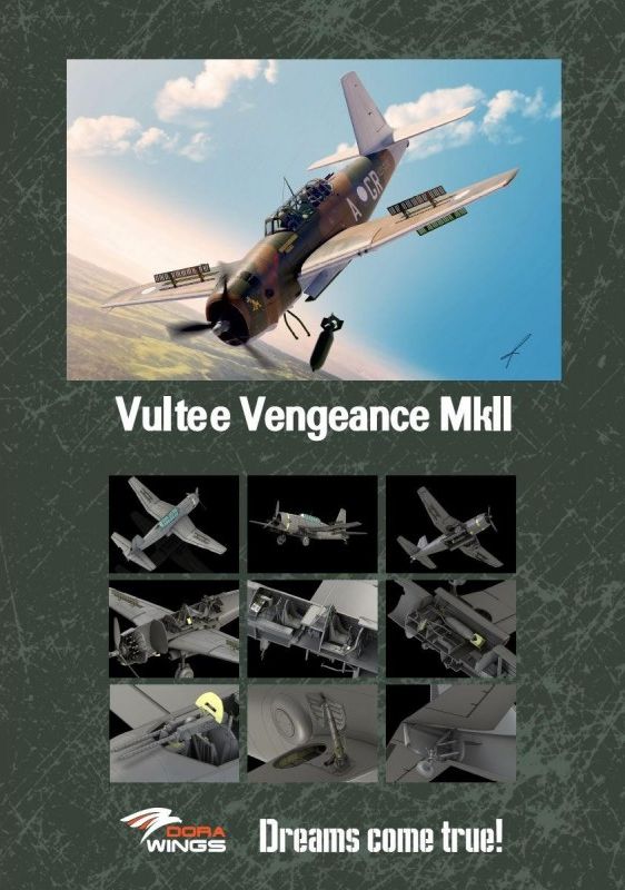 dora-wings-vultee-vengeance-mk-ii-maquette-avion-1-48-raf image 5