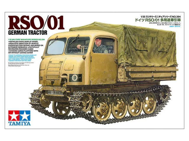 tamiya-35394-rso-01-maquette-militaire-1-35-tracteur image 1