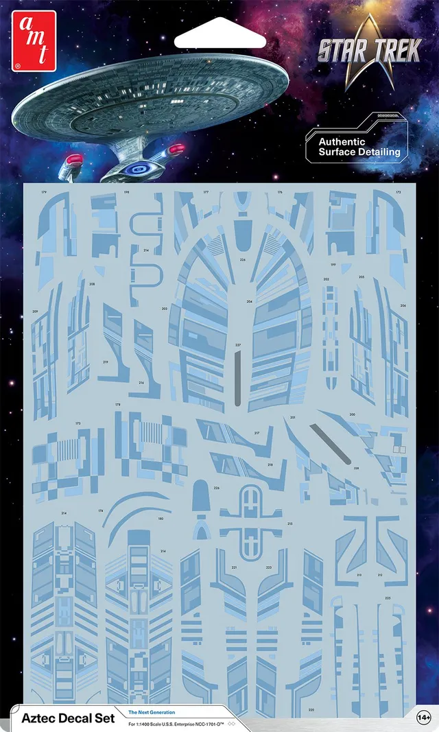 amt-star-trek-enterprise-ncc-1701-d-decals-aztec-1-1400 image 1
