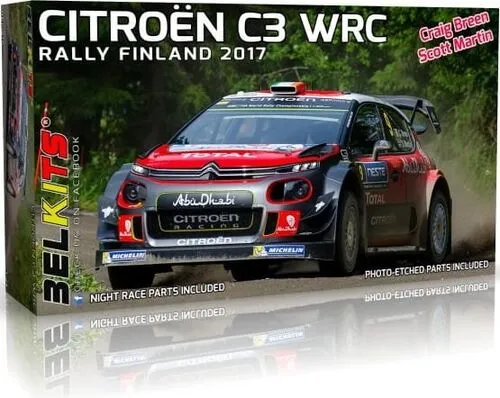 belkits-018-maquette-citroen-c3-wrc-1-24-finlande-2017 image 1