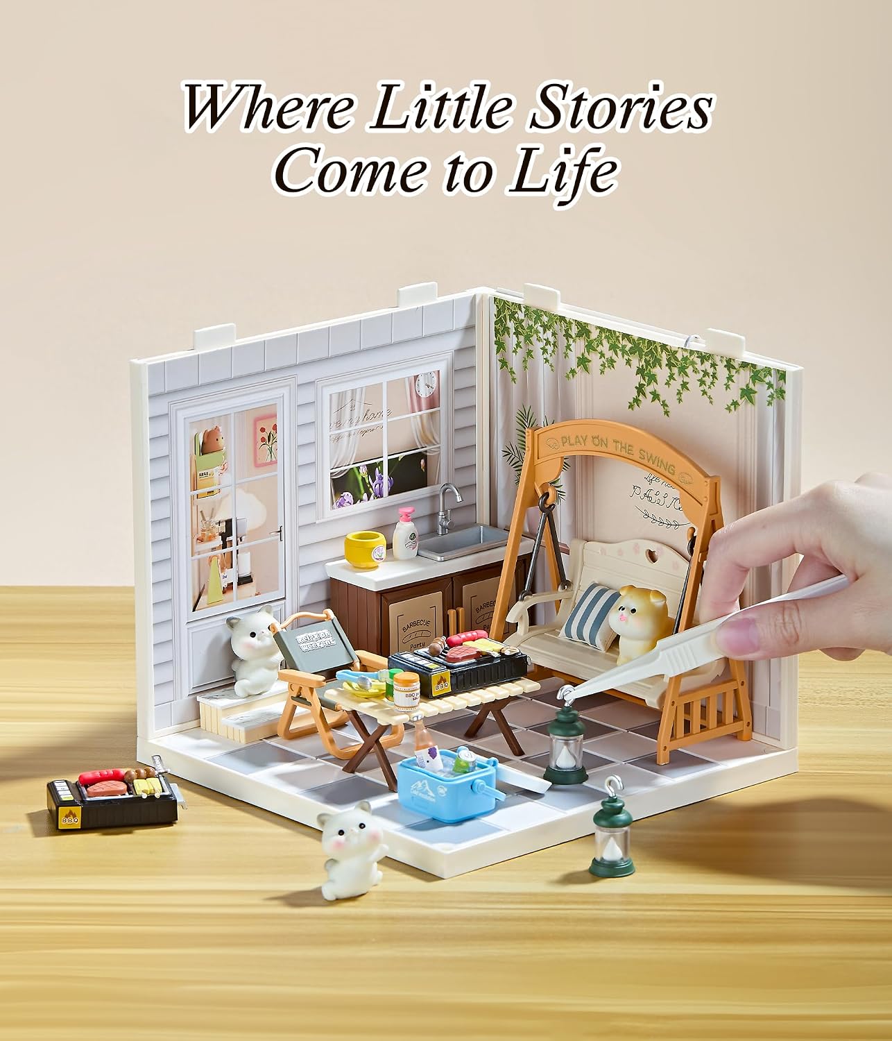 fairy-care-fc-dbs8010-dreamy-bay-maison-miniature-diy-courtyard image 4