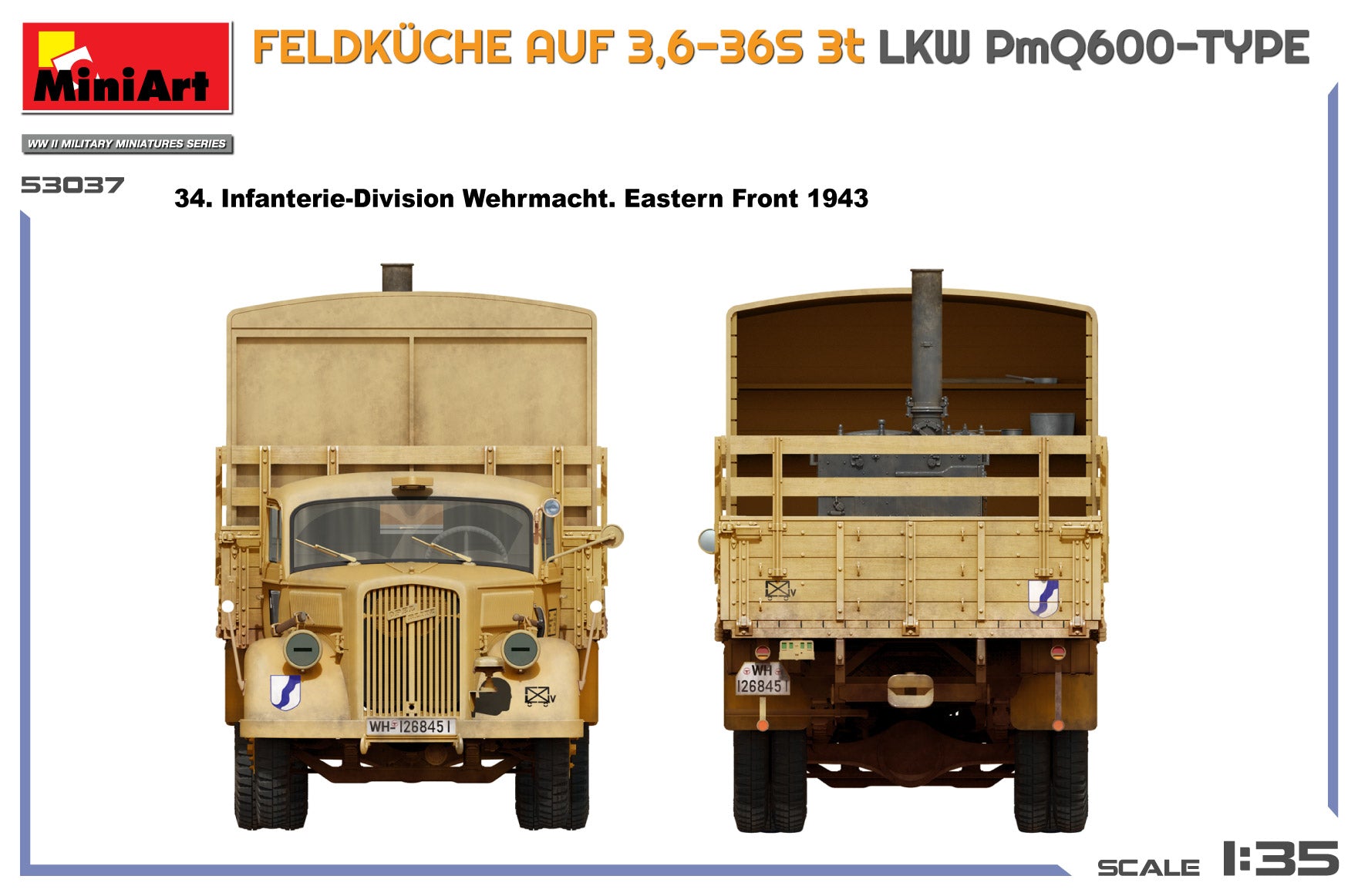 miniart-53037-maquette-camion-cuisine-feldk-che-1-35 image 5