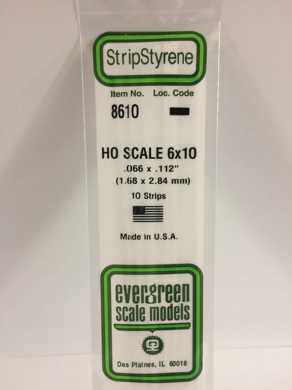 evergreen-strips-8610-baguette-ho-blanc-1-7x2-8mm-10pcs image 1