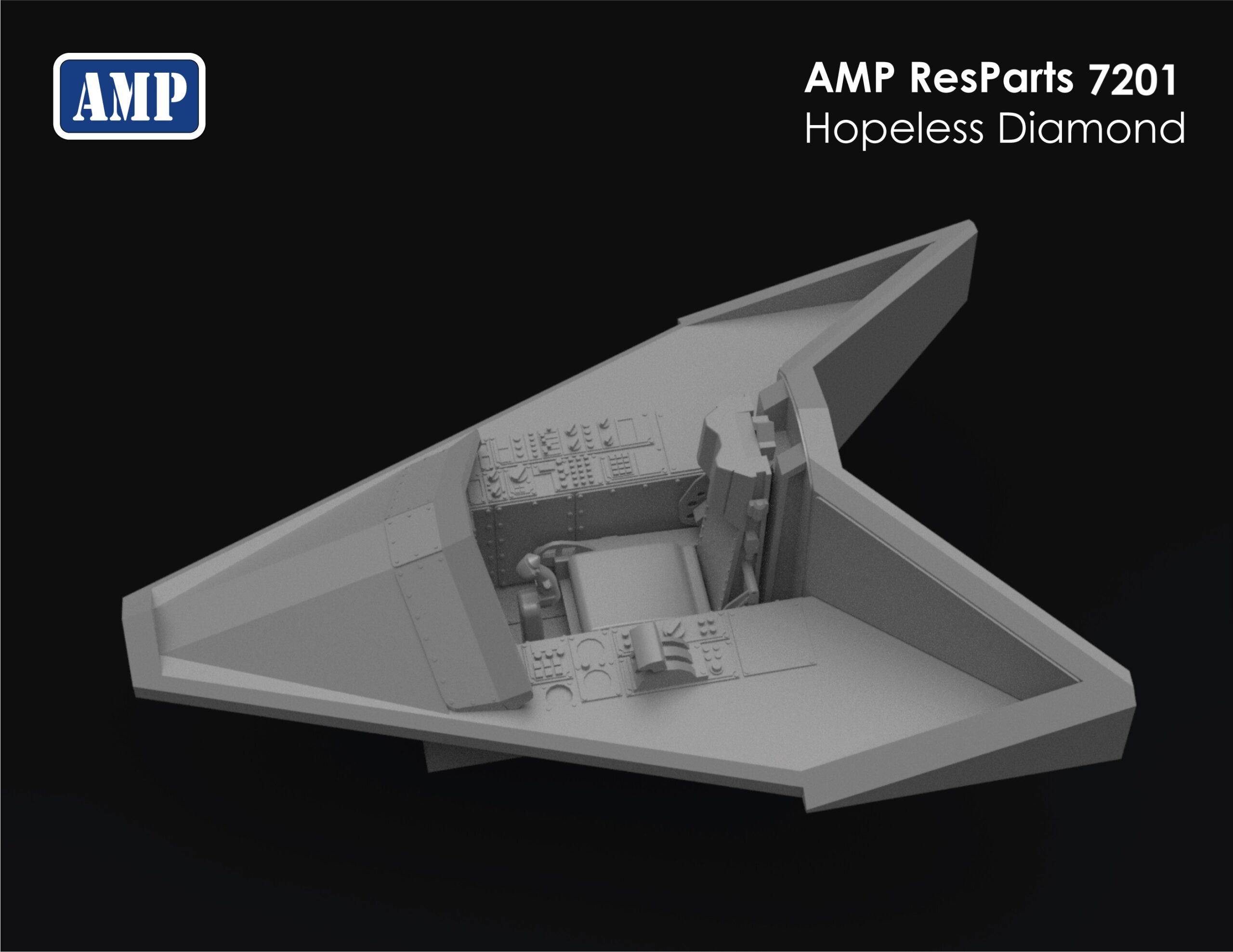 amp-lockheed-hopeless-diamond-kit-r-sine-1-72-resparts image 1