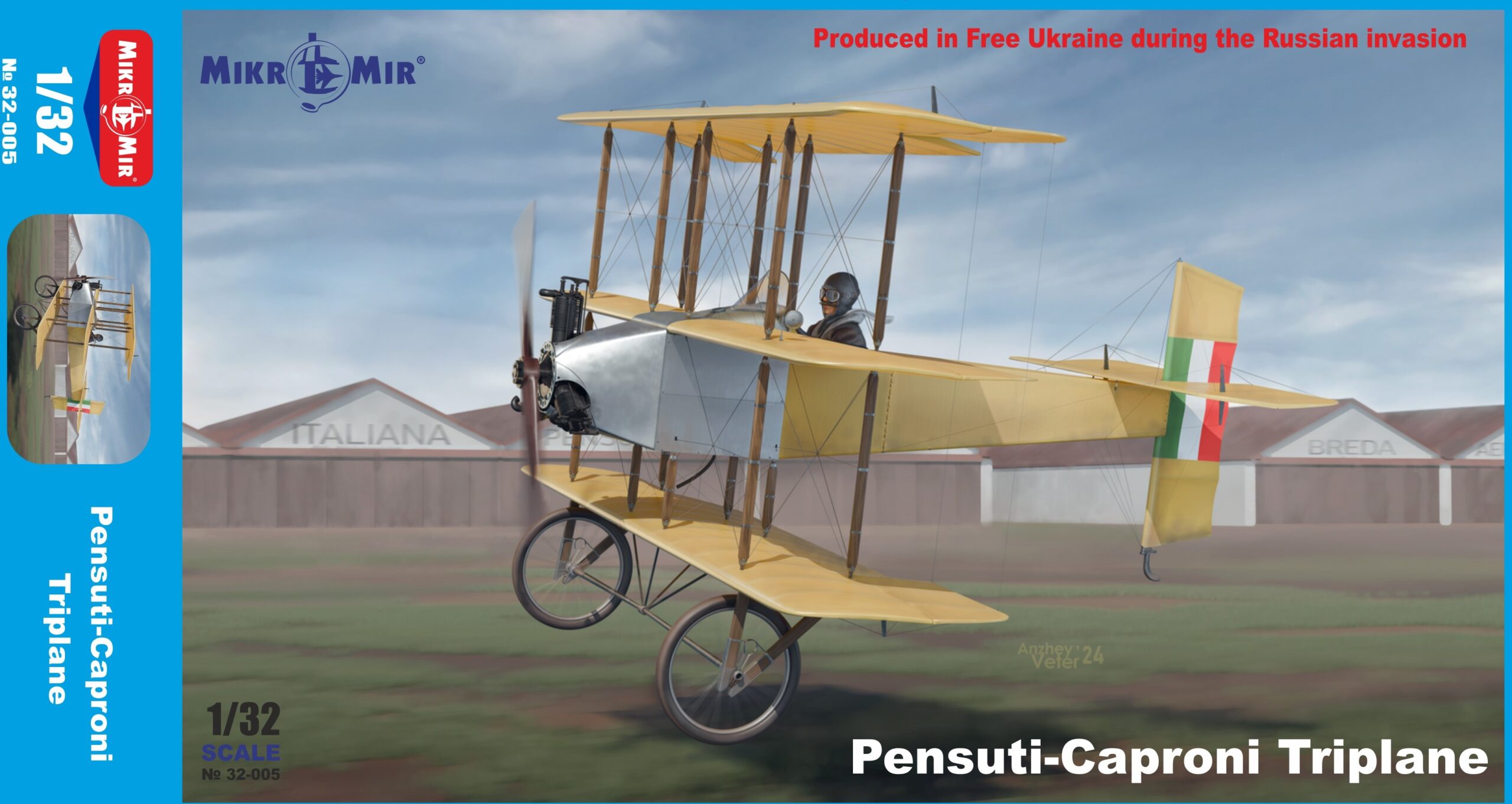 mikromir-pensuti-caproni-triplan-032-005-maquette-1-32 image 1
