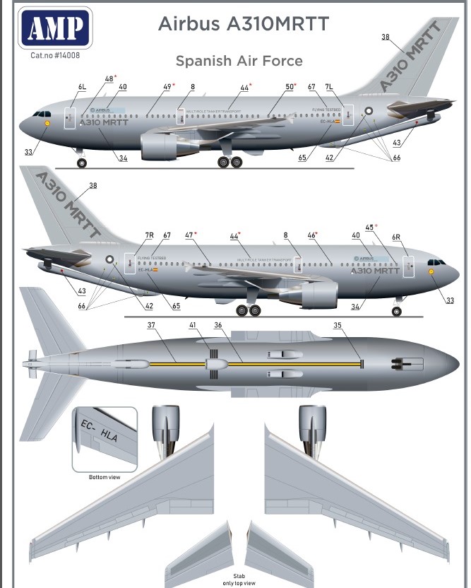 amp-14008-airbus-a310-mrtt-maquette-avion-1-144-spanish-air-force image 2
