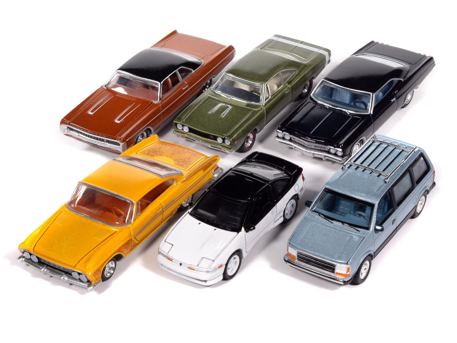 auto-world-premium-release-2-set-a-voiture-miniature-1-64-lot-6 image 2