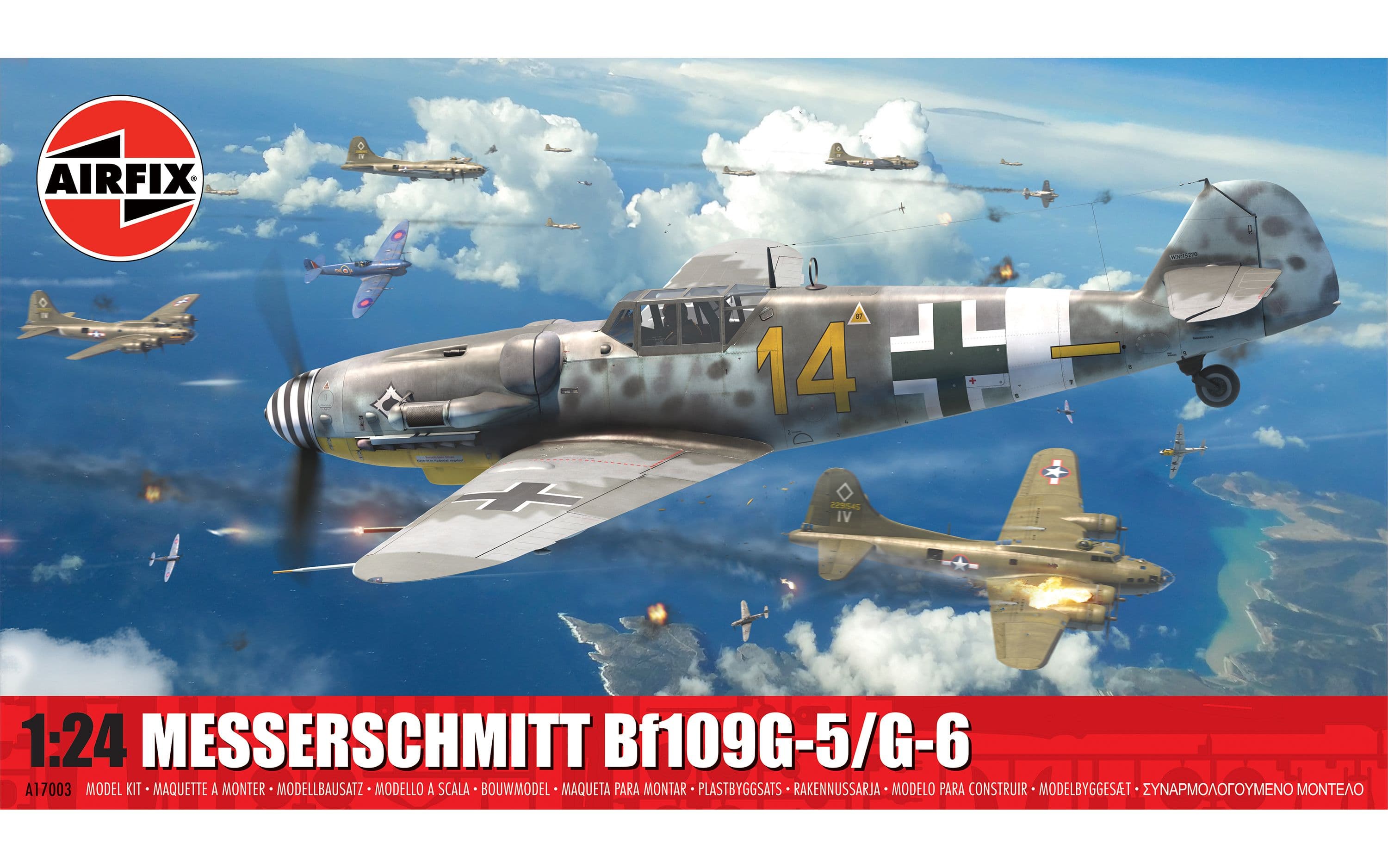 airfix-17003-maquette-avion-bf109-g-5-g-6-1-24-ww2 image 1