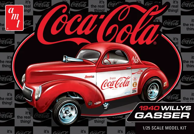 amt-willys-coupe-1940-coke-kit-maquette-1-25-dragster image 1