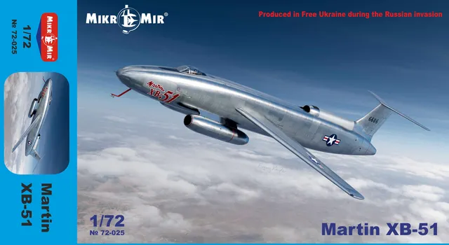 mikromir-martin-xb-51-072-025-maquette-avion-1-72 image 1