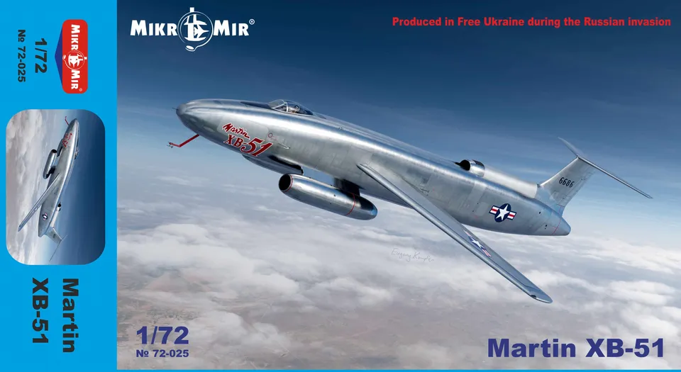 mikromir-martin-xb-51-072-025-maquette-avion-1-72 image 1