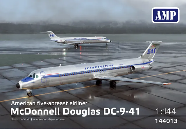 amp-douglas-dc-9-40-sas-144013-maquette-avion-1-144 image 1