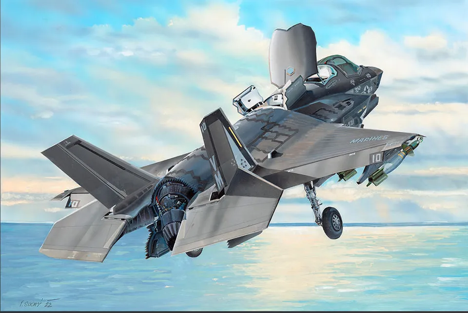 trumpeter-03232-f-35b-lightning-maquette-avion-1-32 image 1