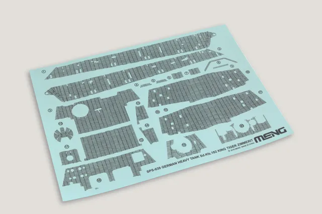 meng-sps039-zimmerit-king-tiger-meng-1-35 image 1