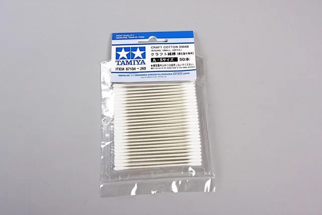 tamiya-87104-craft-coton-tige-rond-petit-outil-maquette-x50 image 1