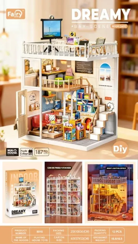 fairy-care-fc-dbs8015-dreamy-bay-scene-maison-miniature-book-caf-2-tages image 1