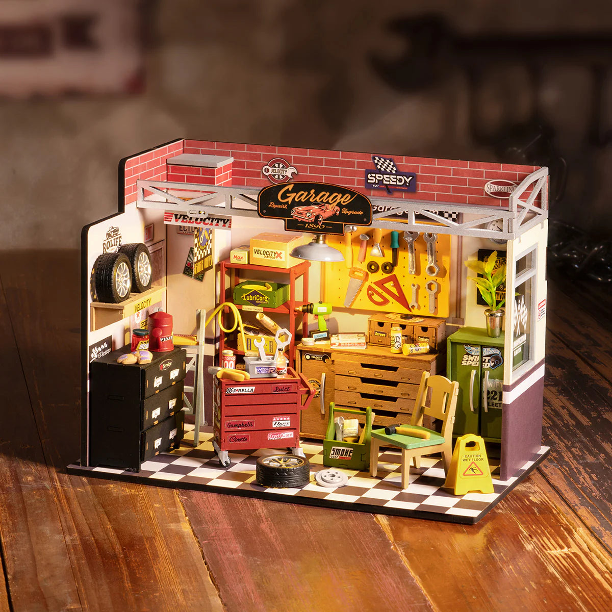rolife-dg165-garage-maquette-maison-miniature-bois-atelier image 2