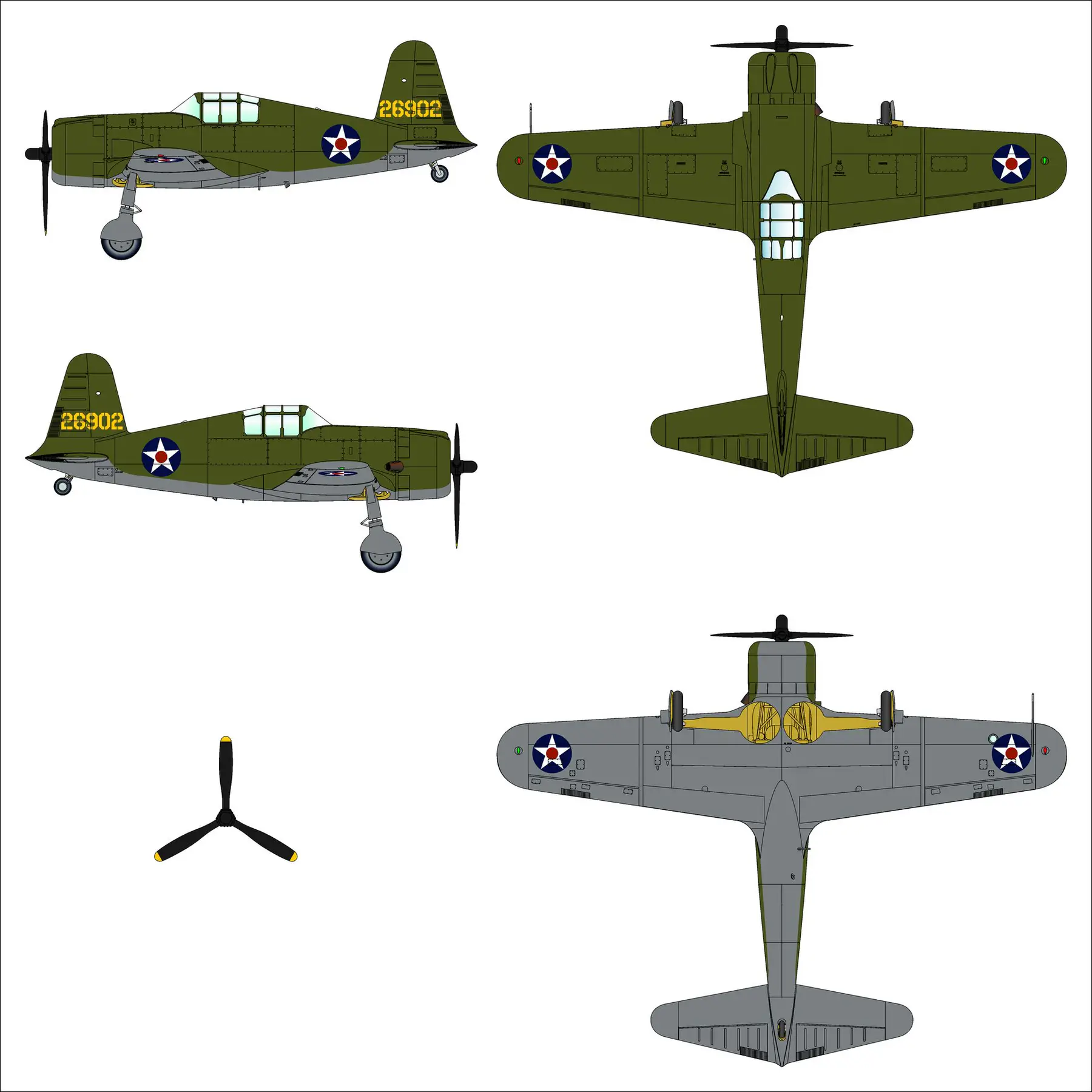 dora-wings-vultee-p-66-vanguard-maquette-avion-1-48-usa-chine image 8