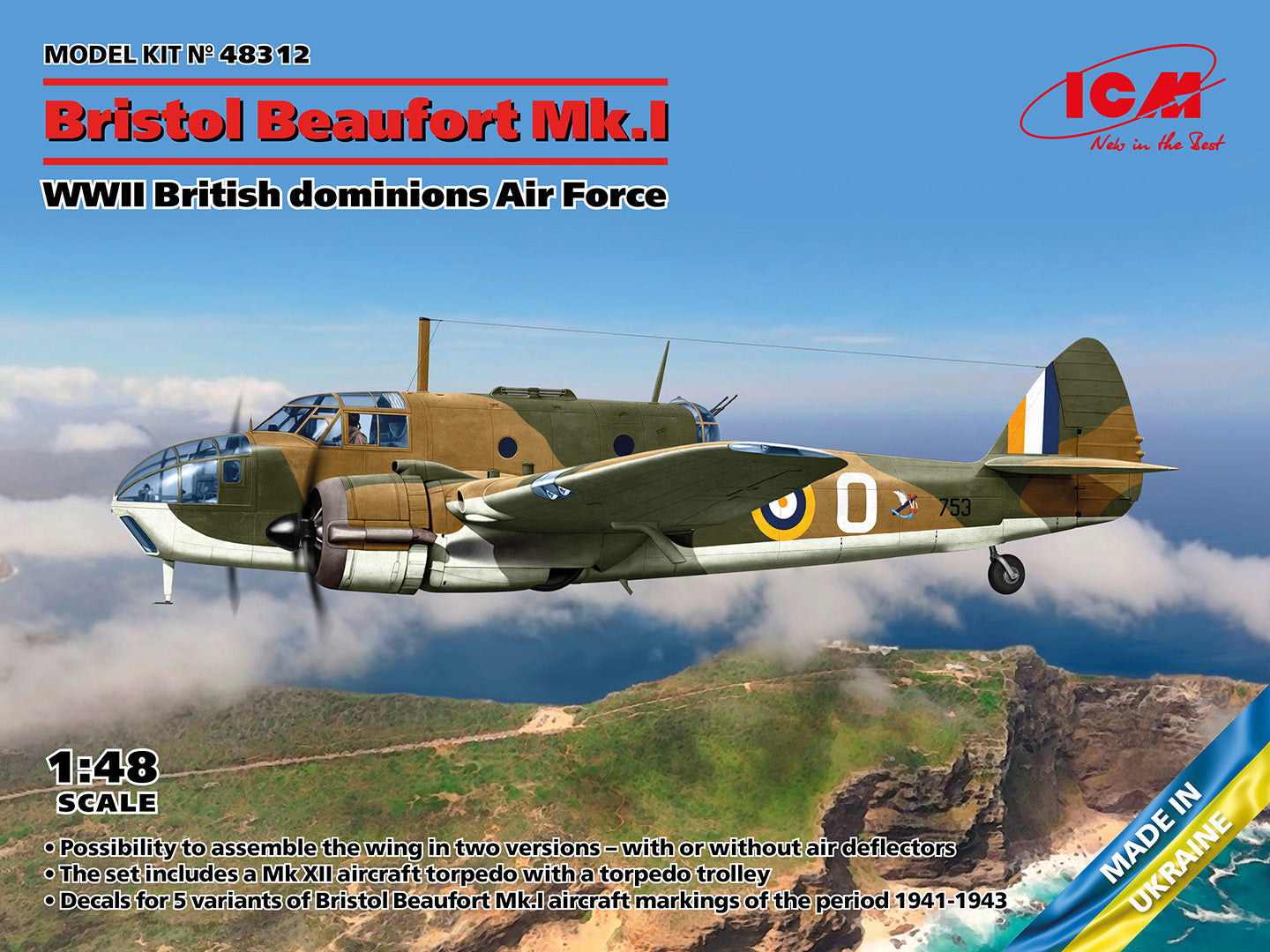icm-48312-maquette-bristol-beaufort-mk-i-1-48 image 1