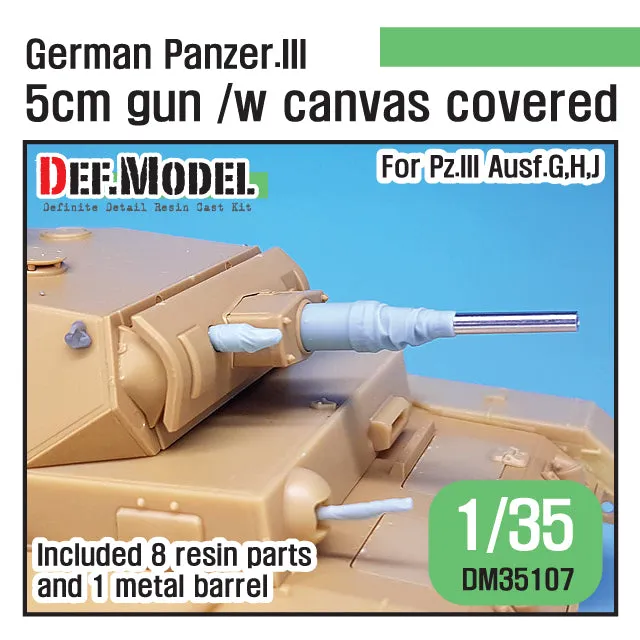 def-model-dm35107-canon-pz-iii-5cm-toile-1-35-m-tal image 1