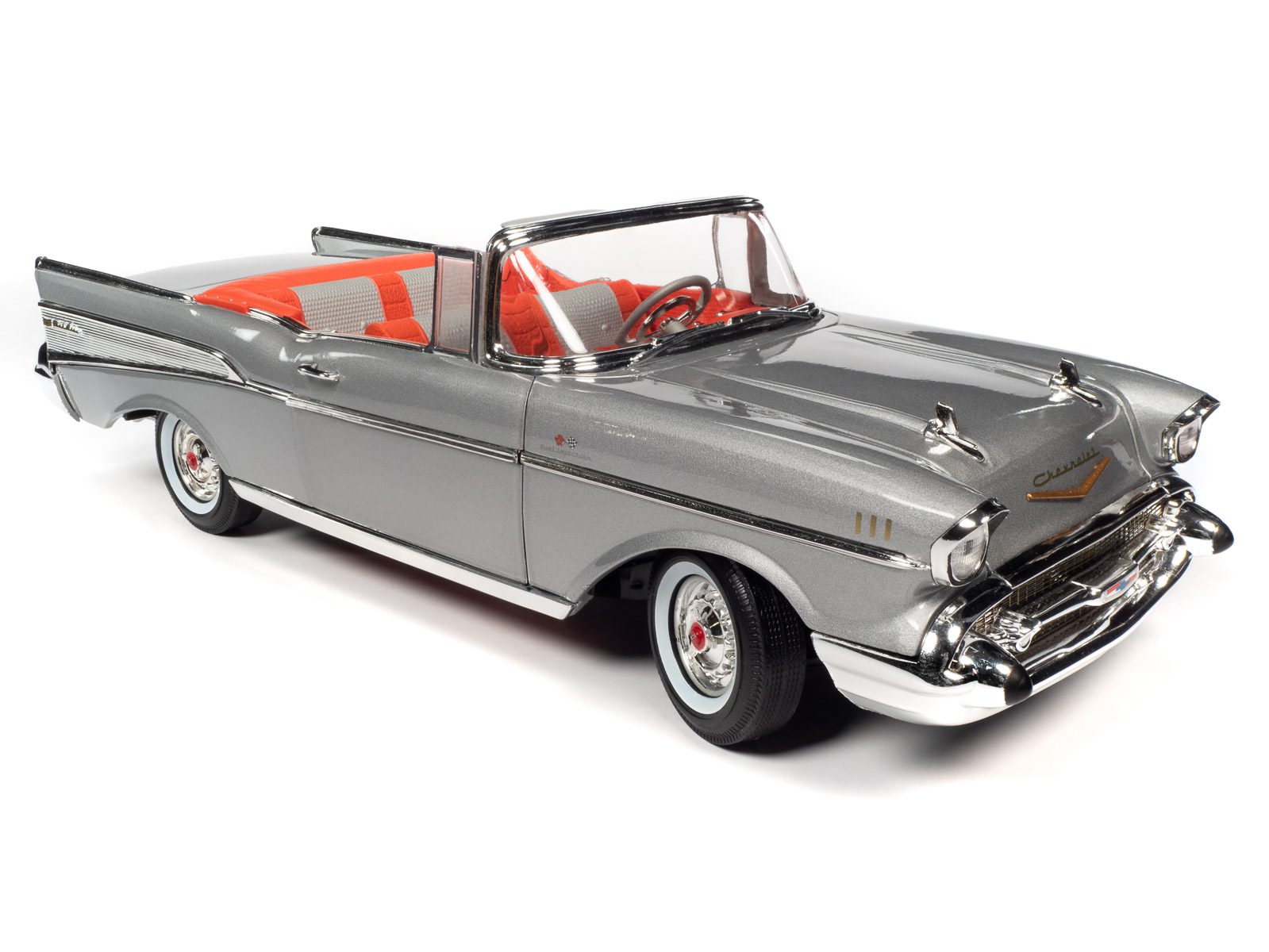 auto-world-chevrolet-bel-air-1957-cabriolet-miniature-1-18 image 5