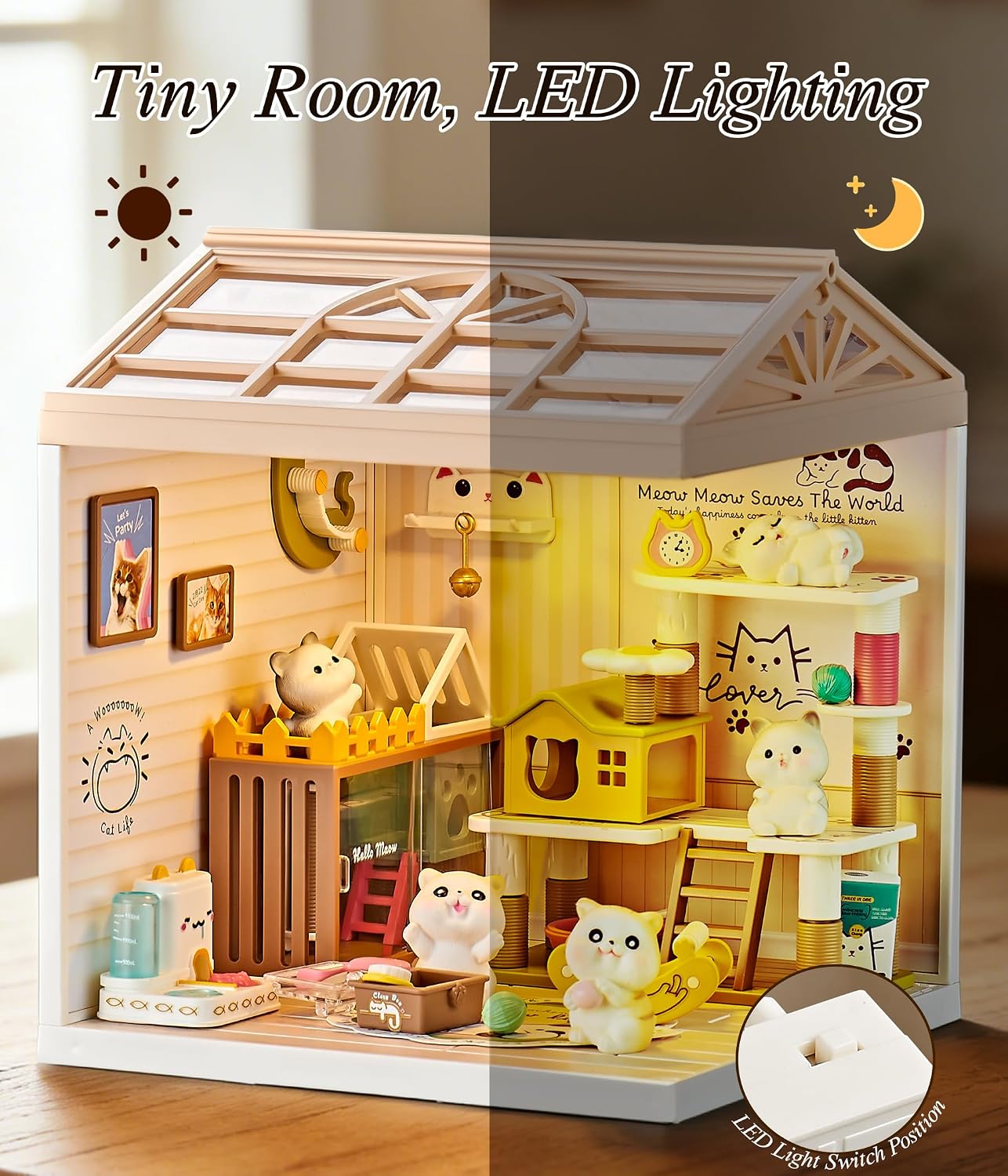 fairy-care-fc-dbs8012-dreamy-bay-scene-maison-miniature-chat-cat-life image 7