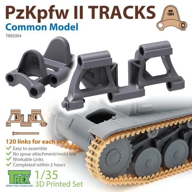 t-rex-85004-chenilles-pzkpfw-ii-1-35-maillons image 1
