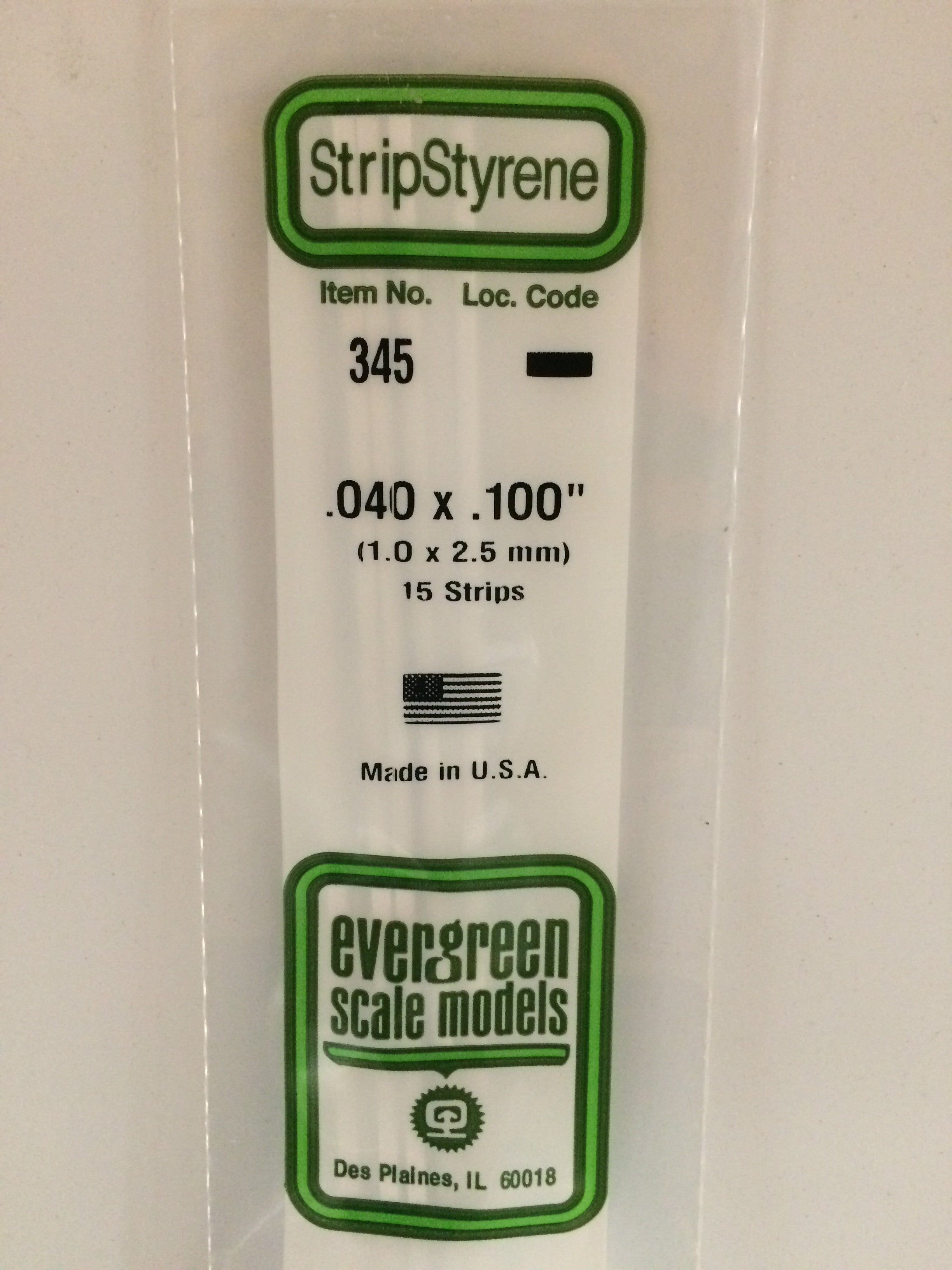 evergreen-strips-345-profil-blanc-2-5-mm-15-pi-ces-60-cm image 1