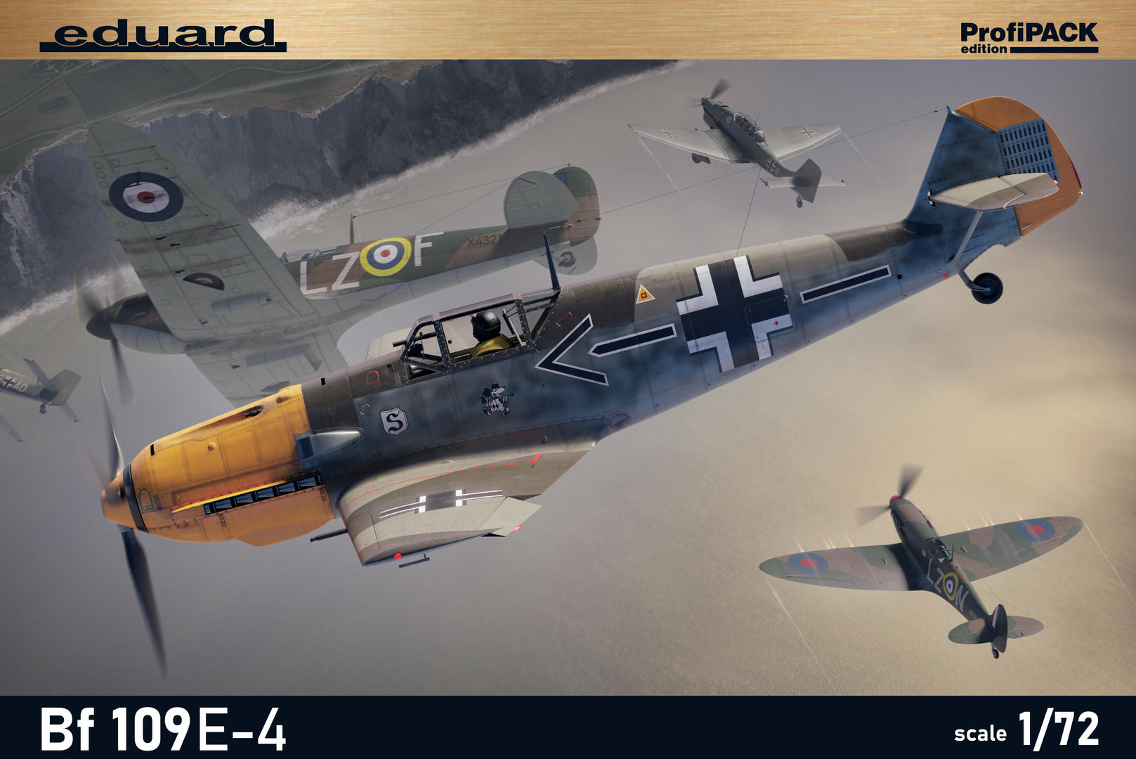 eduard-7033-bf-109-e-4-profipack-maquette-avion-1-72 image 1
