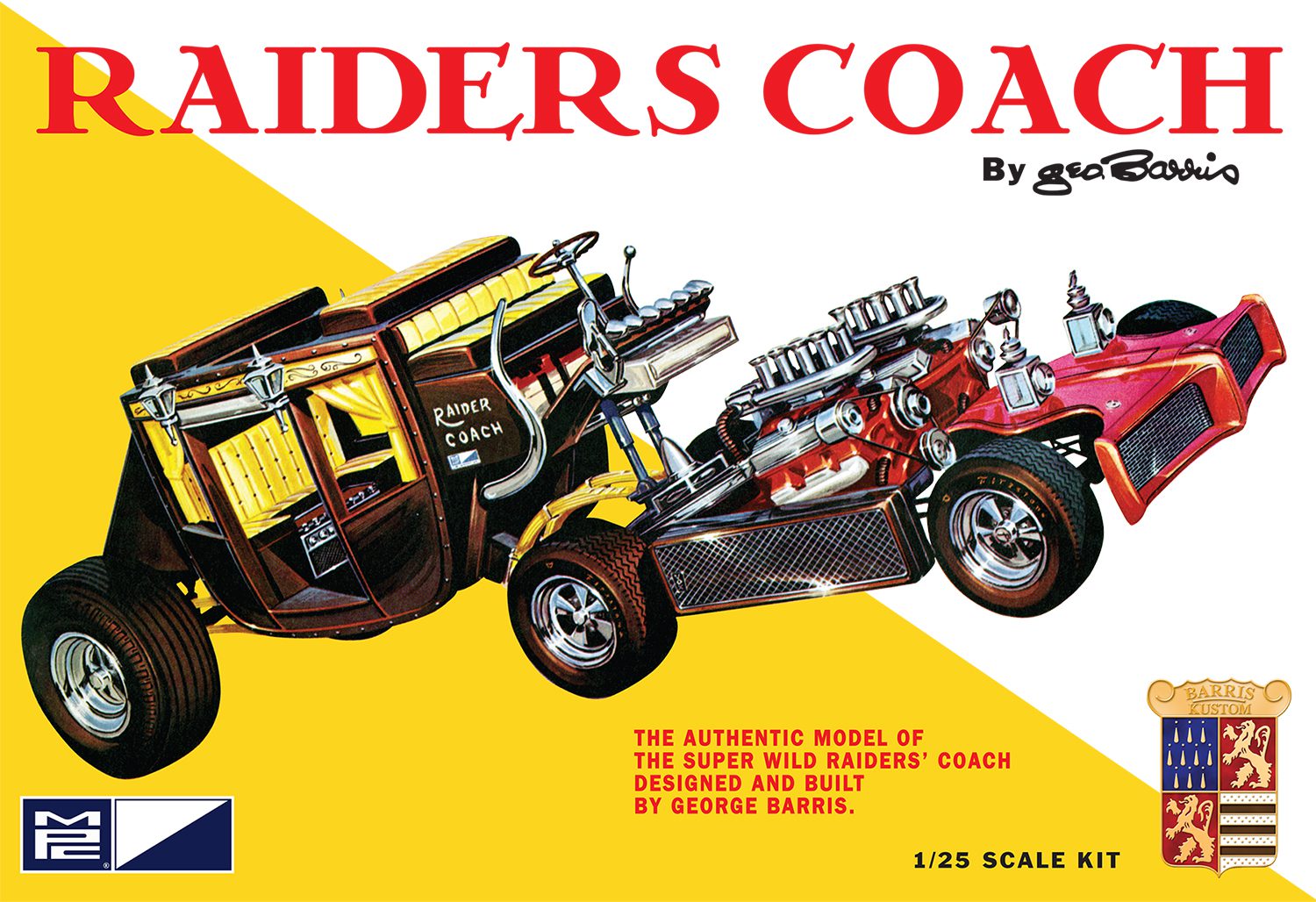 mpc-george-barris-raiders-coach-maquette-1-25-custom-108-pi-ces image 1