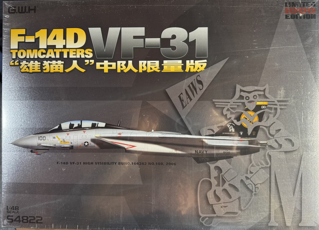 great-wall-hobby-s4822-f-14d-tomcat-vf-31-maquette-avion-1-48 image 1