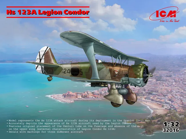 icm-32016-henschel-hs-123a-maquette-avion-1-32-legion-condor image 1