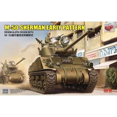 rye-field-5161-maquette-char-m50-sherman-degem-1-35-isra-lien image 1