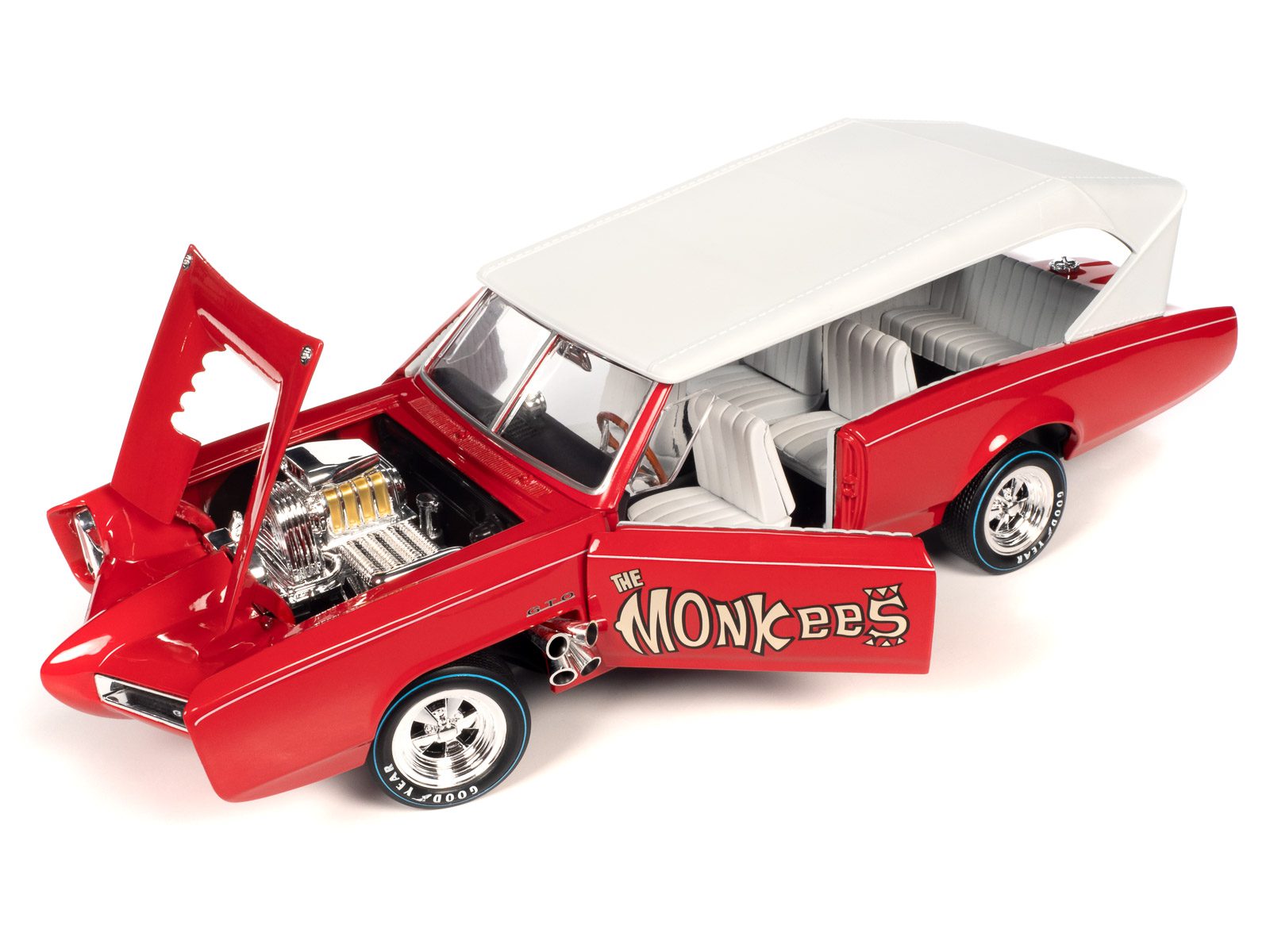 auto-world-monkeemobile-miniature-1-18-portes-ouvrantes image 3