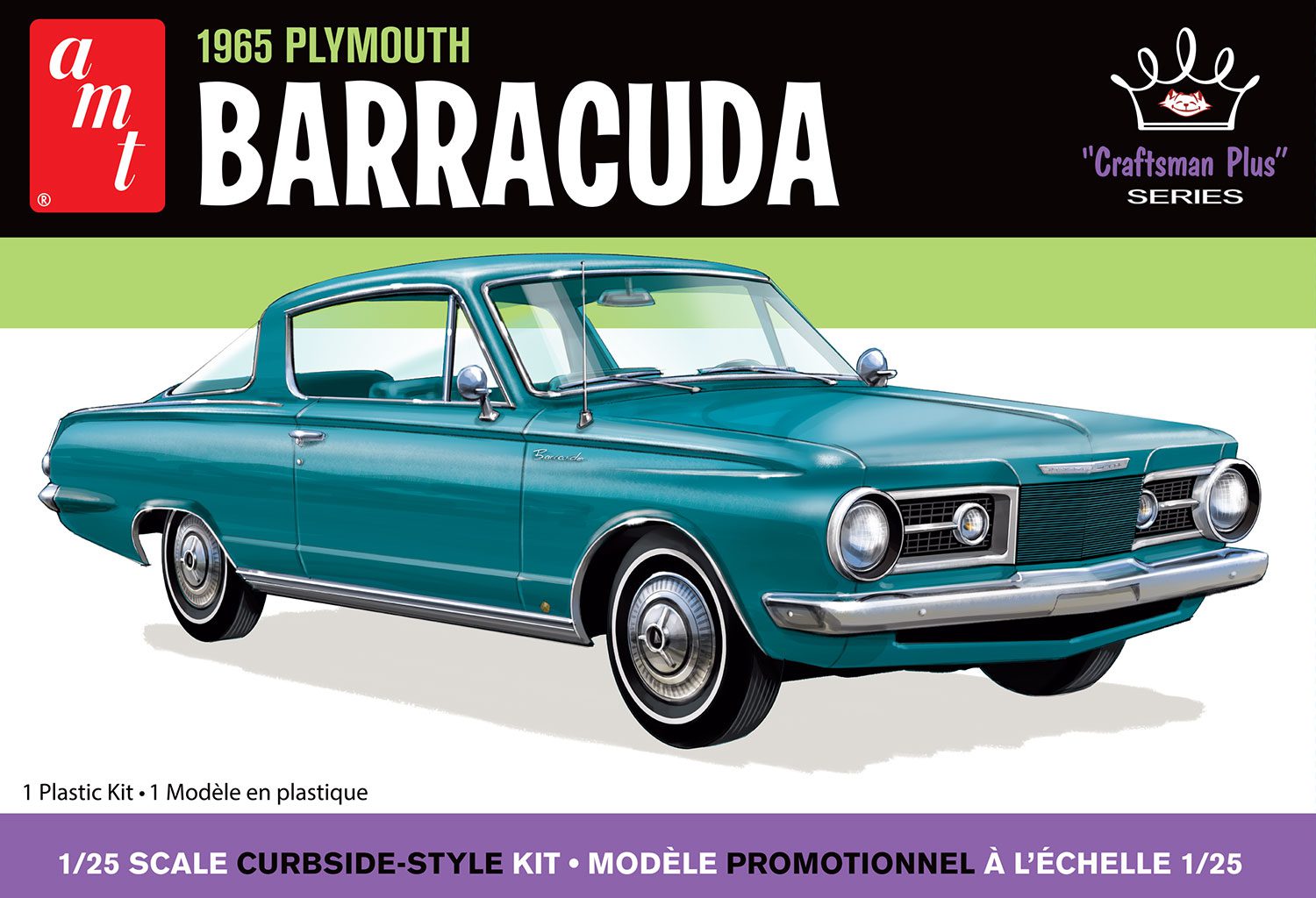 amt-1965-plymouth-barracuda-craftsman-plus-maquette-1-25 image 1