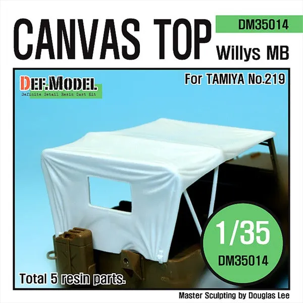 def-dm35014-willys-mb-canvas-top-b-che-r-sine-1-35-tamiya image 1