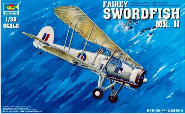 trumpeter-03208-swordfish-mk-ii-maquette-avion-1-32 image 1