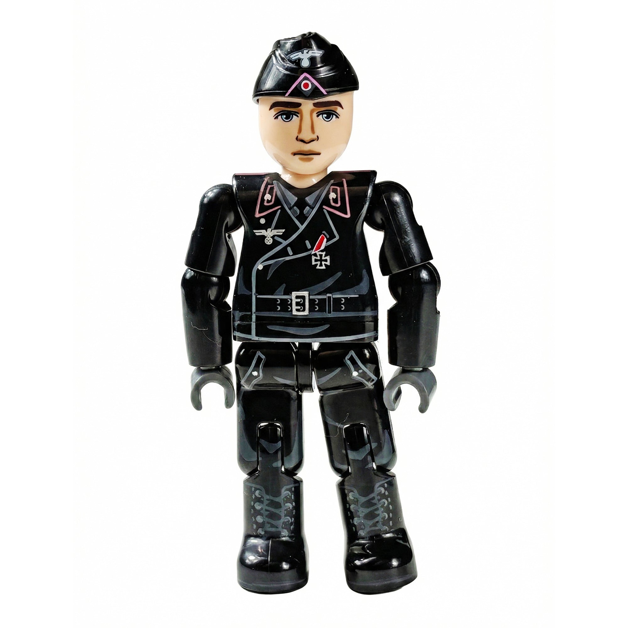 build-army-baf003-panzer-crew-figurine-soldat-allemand-ww2-5-8cm image 1