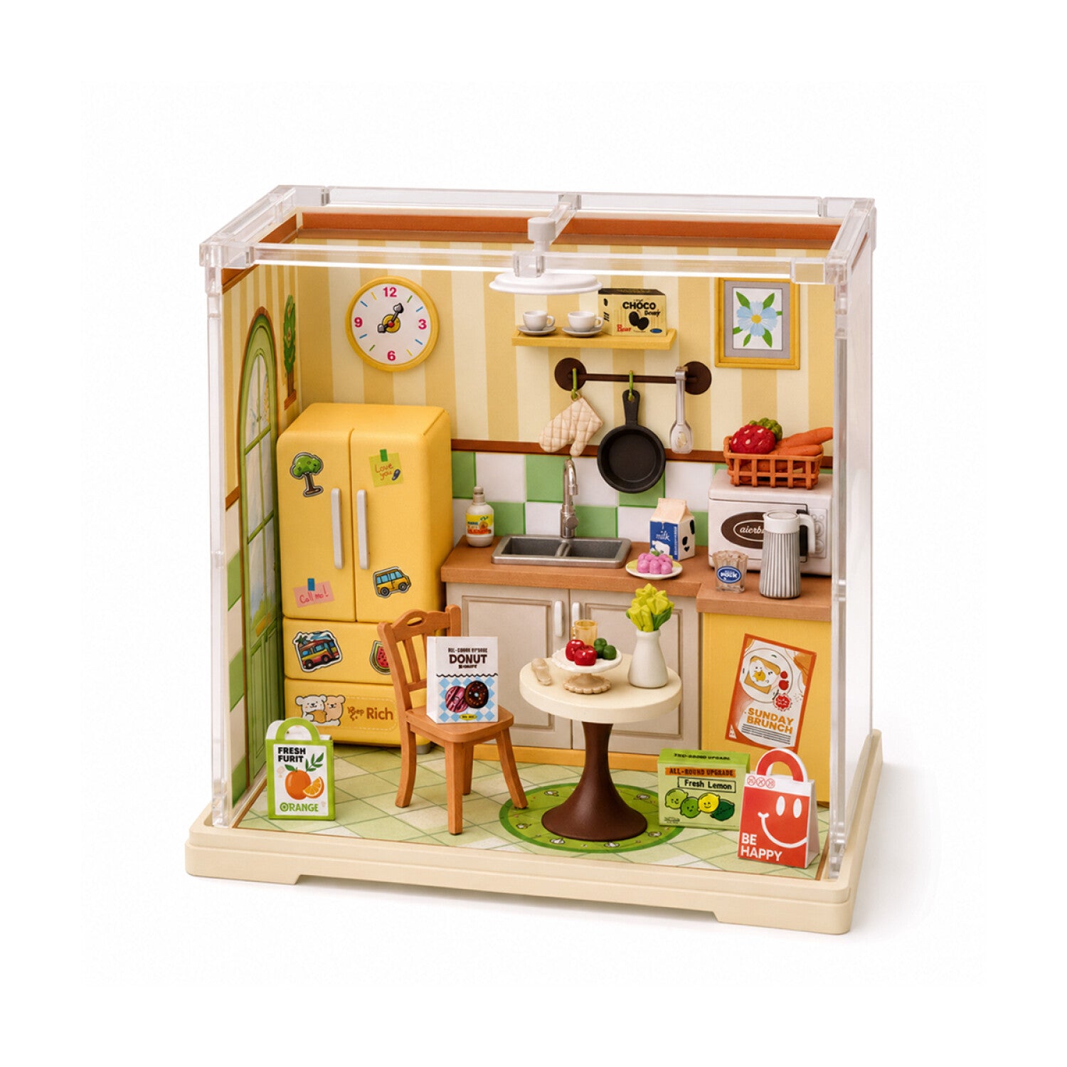aierbaoli-artisan-space-kitchen-maison-miniature-cuisine-83-pcs image 2