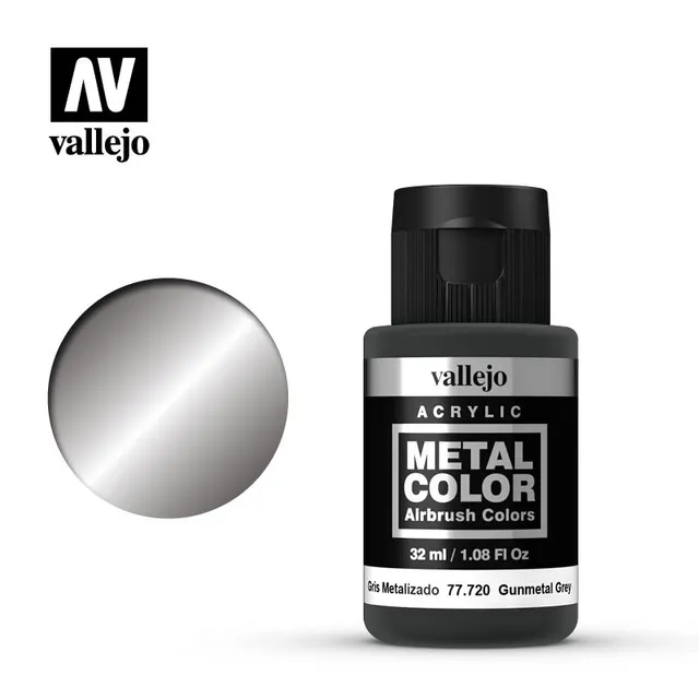 vallejo-metal-color-77-720-peinture-maquette-gunmetal-grey-32-ml image 1