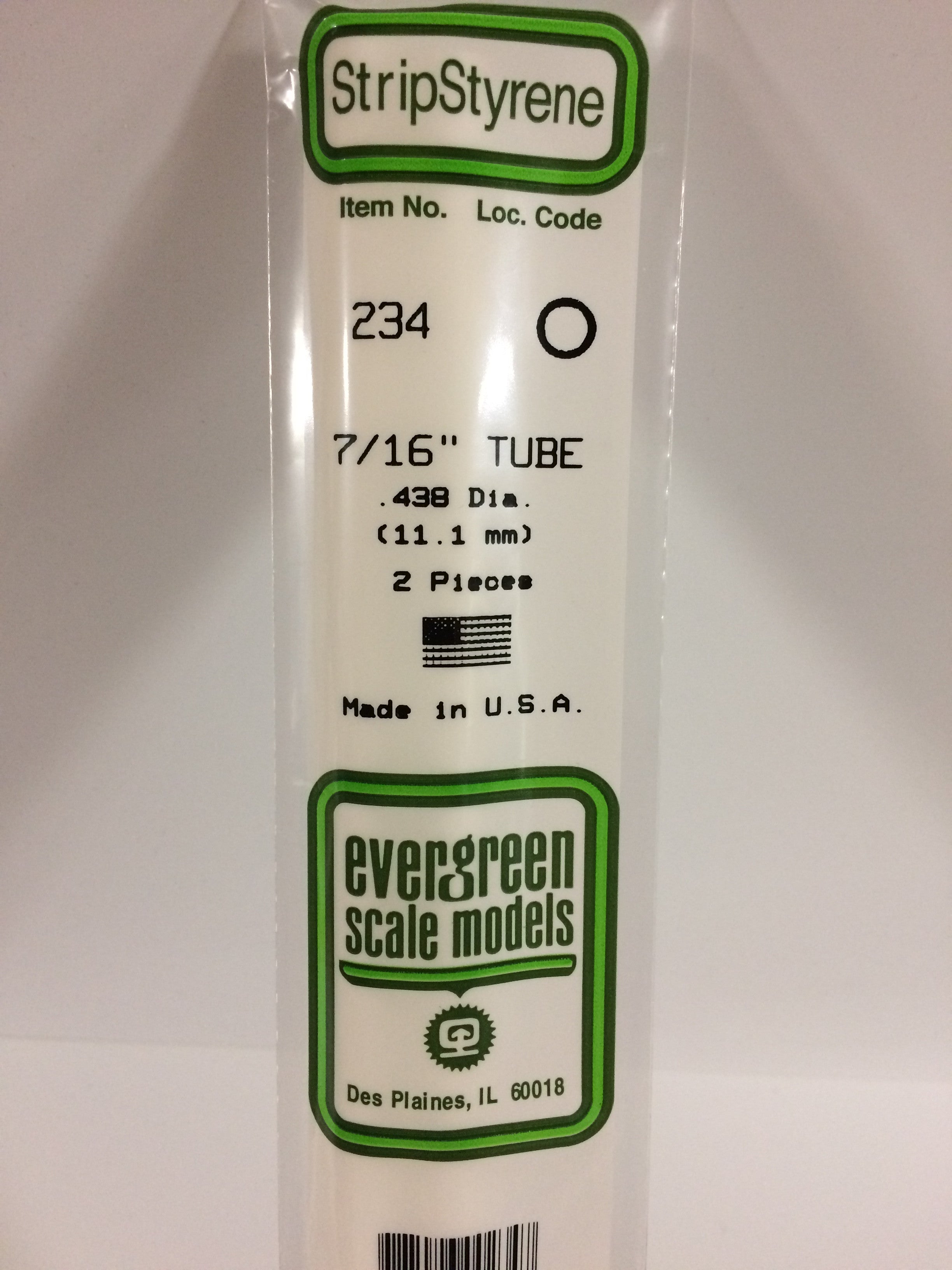 evergreen-tube-234-tube-polystyr-ne-11mm-2-pi-ces image 1